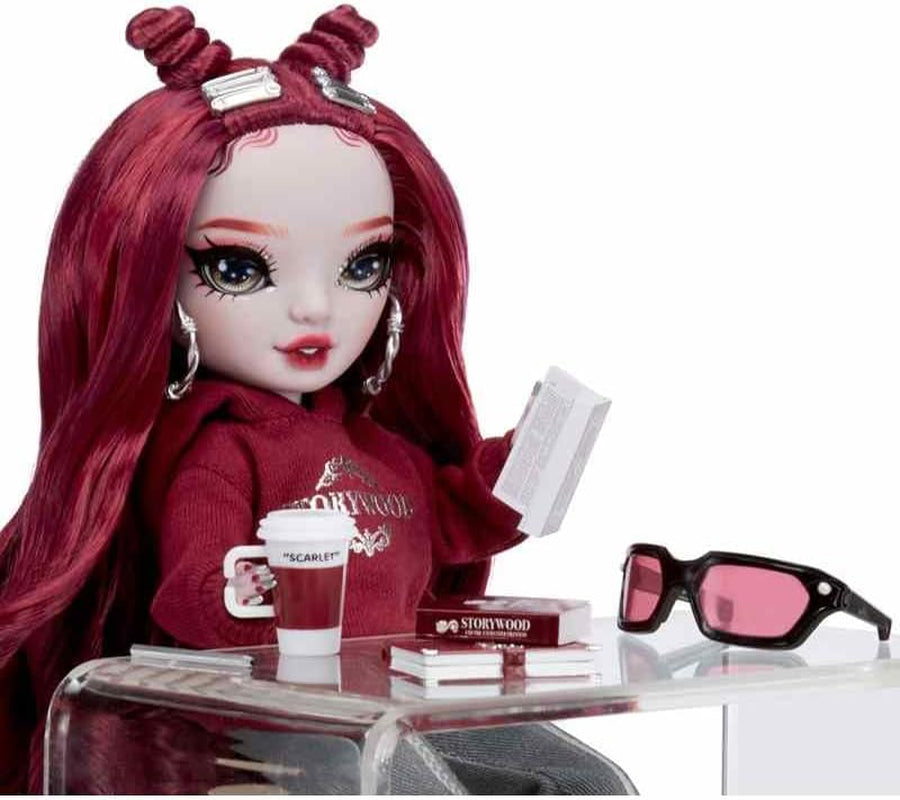 Rainbow High Shadow High Series 3 - Scarlett Rose - Maroon Fashion Doll - Fashionabla kläder och över 10 färgglada lektillbehör - Idealisk för 4-12 åringar och samlare