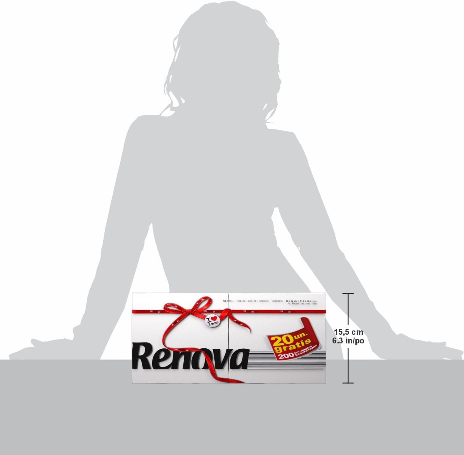 Renova pappersservetter, 1 st