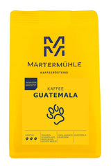 Kaffebönor Martermühle Guatemala 1kg stark | Arabiska | Smaker: Hasselnötter, Lätta kryddor, Choklad med vindruvor | Lättrostade hela kaffebönor, Låg syra