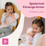 BABY Born Annabell 43 cm - Mjuk docka med 7 elektroniska funktioner och ljud - Lämplig för barn från 3 år och uppåt - Docka inkluderar tillbehör - Kräver batterier