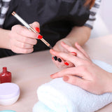 6 st Nagelborstar med lock Nagel UV Gel Akryl Nagelborste Nagel Gel Borste Delvis Nail Art Borste Set
