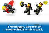 LEGO City Firefighting Plane, Barnleksaksplan brandmansset, byggset med 3 brandmansfigurer och branddekoration, utmärkt presentidé för pojkar och flickor från 6 år 60413 Byggset Besuche den LEGO-Store
