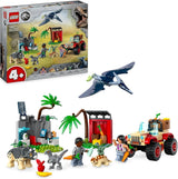 LEGO Jurassic World Rescue Center för babydinosaurier Set med små dinosauriefigurer inklusive Triceratops, Ankylosaurus och Velociraptor Byggpresent för pojkar och flickor 4 år gamla 76963 Byggset Besuche den LEGO-Store Singur