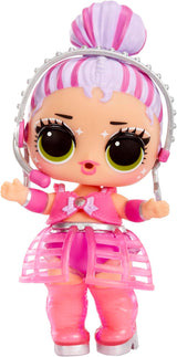 L.O.L. Överraskning! Neon Pop Stars Tots - 1 svart ljus magisk överraskningsdocka, blind omslag, 7 samlardockor, var och en med neondekaler och tillbehör, present till barn 4+ Naty Shop Dolls
