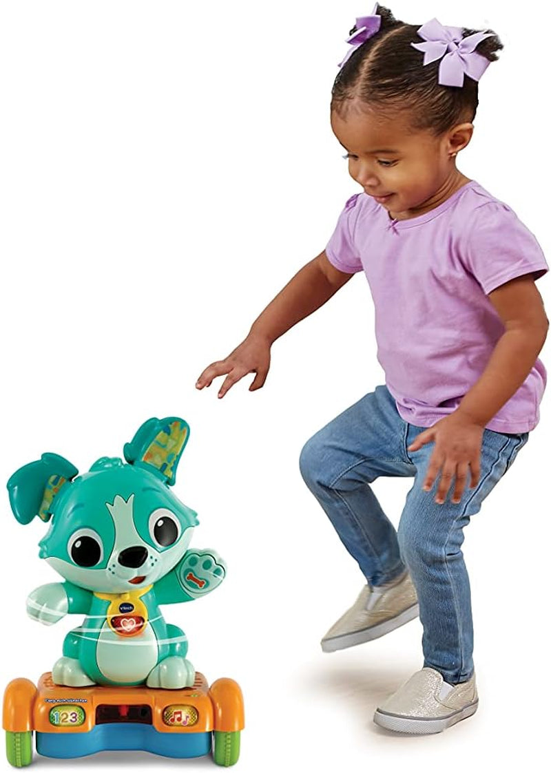 Vtech Baby Catch Me Puppy - Motoriserad hoverboardvalp uppmuntrar rörelse - Med rörliga öron, sånger, ljud och inlärningsinnehåll - För barn i åldern 12-36 månader Bebe Toys Naty Shop