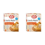 RUF Lievito Madre Sauerteig, Milder Weizen-Sauerteig, Mutterteig, Kurze Teigruhe Durch Enthaltene Trockenhefe, Lievito Madre Getrocknet Für Brot, Baguette, Focaccia, 3X35G Blandning för bakning och matlagning Naty Shop 35 G (6Er Pack) Kurze Teigruhe