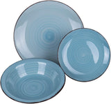 VDE 1996 Baita Acqua Ocean 5907301 Tafelservice aus Steinut, 18-teilig