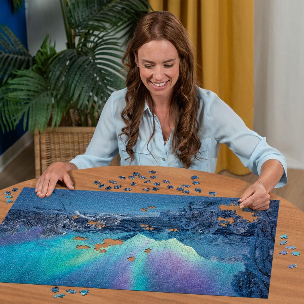 Ravensburger Puzzle 12000802 - Wenn Die Nordlichter Tanzen - 1500 bitars pussel för vuxna över 14 år Puzzle Naty Shop