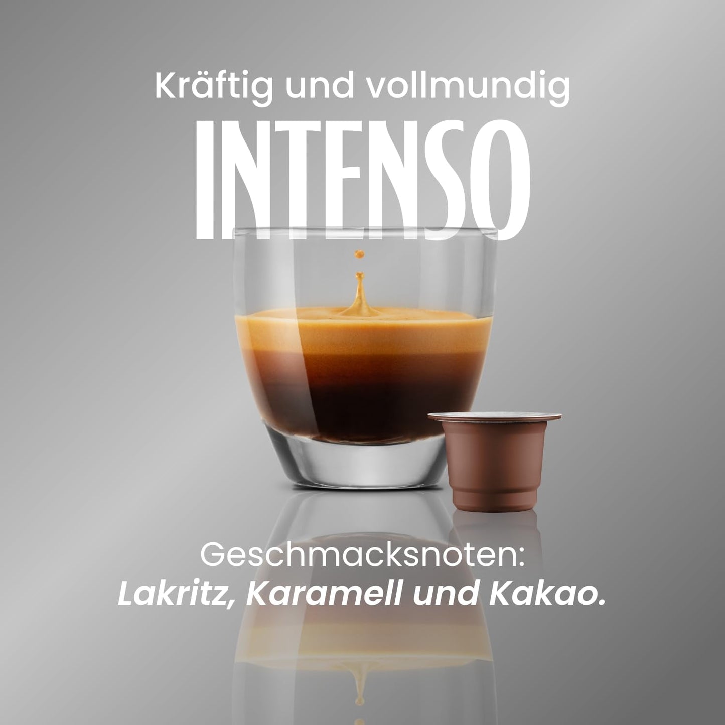 Caffè Vergnano 1882 - Èspresso Kompostierbare Kaffeekapseln , kompatibel med Nespresso, Intenso (Intenso) - Packung Enthält 100 Kapseln