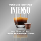 Caffè Vergnano 1882 - Èspresso Kompostierbare Kaffeekapseln , kompatibel med Nespresso, Intenso (Intenso) - Packung Enthält 100 Kapseln