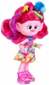 Mattel DREAMWORKS TROLS Together Strong - Hårsmakande Queen Poppy Fashion Doll - 15+ tillbehör, Glitter Kam, Tvättbar Glitter Gel, För Ålder 3+, HNF25 Naty Shop Dolls