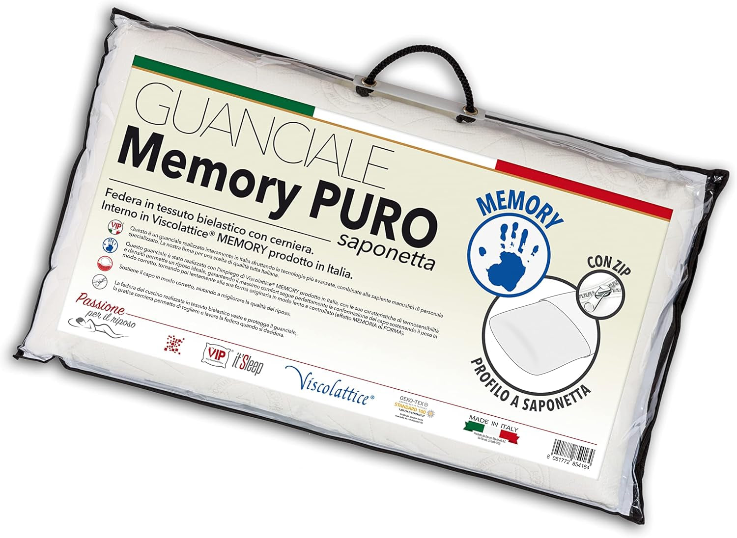 vip Mycket viktig kudde Memory Kudde, Vit, 50 X 80 Naty Shop Standard Kuddar Standardtitel