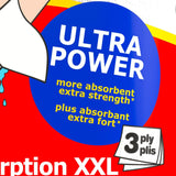 Köksrullar Renova Renova Ultrapower | 24 XXL-rullar = 60 standardrullar | 3 ultraabsorberande och maximalt motståndsskikt | Fsc-certifierat papper