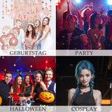 Instant Hair Dye 6 Colors Temporary Hair Mascara för flickor och kvinnor Tvättbart hår Krita Rainbow Hair Mascara Hårfärgning för Carnival Halloween Cosplay Party Födelsedag (A) Naty Shop Hårfärgning
