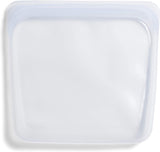 Stasher Bag Återanvändbar Premium Silikon Matpåse Smörgåspåse Klar Slitstark Ugn Diskmaskin Frys Säker Miljövänlig Lunchpåse Läcksäker 828ml Matförvaringslådor Naty Shop