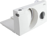 JECF0300 Kompakt elektrisk skärmaskin, avtagbart blad i rostfritt stål, diameter 170 mm, tjocklekskontroll 0 till 15 mm, 150 W rivjärn och skärmaskiner Naty Shop Standardtitel