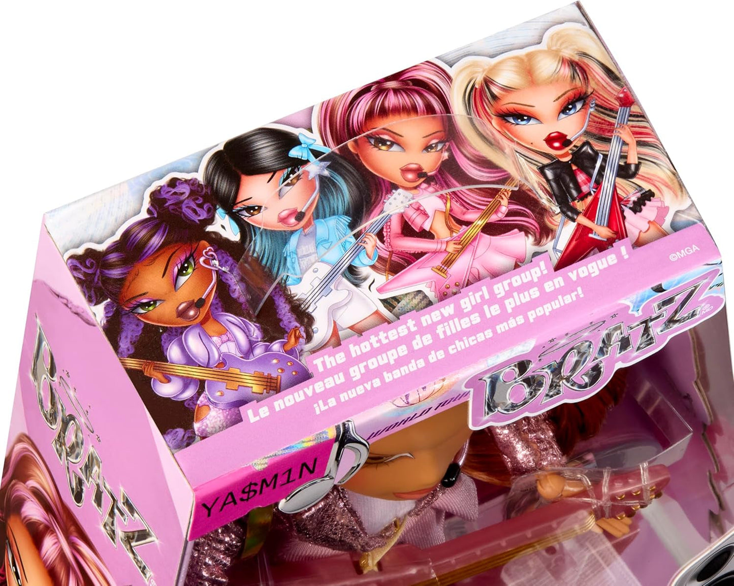 BRATZ Pop Starz Yasmin – Modedocka med samlarcharm, outfit och musiktillbehör