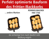 ROMMELSBACHER Varmluftsfritös med fönster FRH 1700, 10 program, tysta Vitvaror Naty Shop
