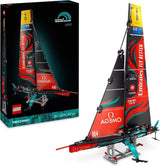 LEGO Technic Emirates Team Nya Zeeland AC75 Racing Yacht Vuxen Segelbåt Byggsats Gåva för män och kvinnor Kreativ och avkopplande aktivitet 42174 Byggset Besuche den LEGO-Store Standardtitel