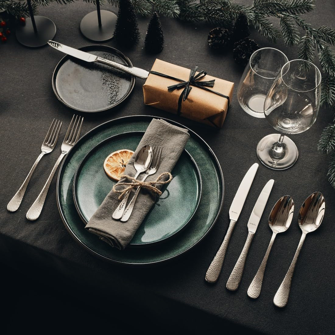 Amefa Sierra bestickset 6 personer | 24-delat rostfritt stål 18/10 Kitchen Naty Shop