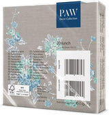 PAW - 3-lagers servetter (33 X 33 Cm) I 20 delar I Perfekt för födelsedagar, fester, bröllop, nattvard och helgdagar I Färgglada pappersservetter - Eleganta blommor I Färg: Fredlig trädgård