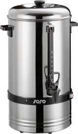 Saro espressomaskin med runt filter - 6,75 L / 40 koppar - rostfritt stål - brygg- och varmhållningsfunktion - säkerhetskran - siktglas - 1,5 kW - modell SAROMICA 6005