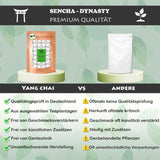 YC Yang Chai Sencha Green Tea BIO 250G - Japanskt löst te med bergamottsmak - Original japanskt grönt te "Sencha Dynasty" från kontrollerad organisk odling