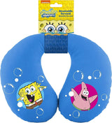 Bob Esponja Svampbob nackkudde för barn. Superbekväma resor, blå Naty Shop resekuddar
