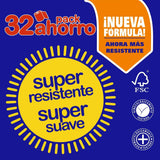 Toalettpapper Renova Super Blanco, 32 rullar