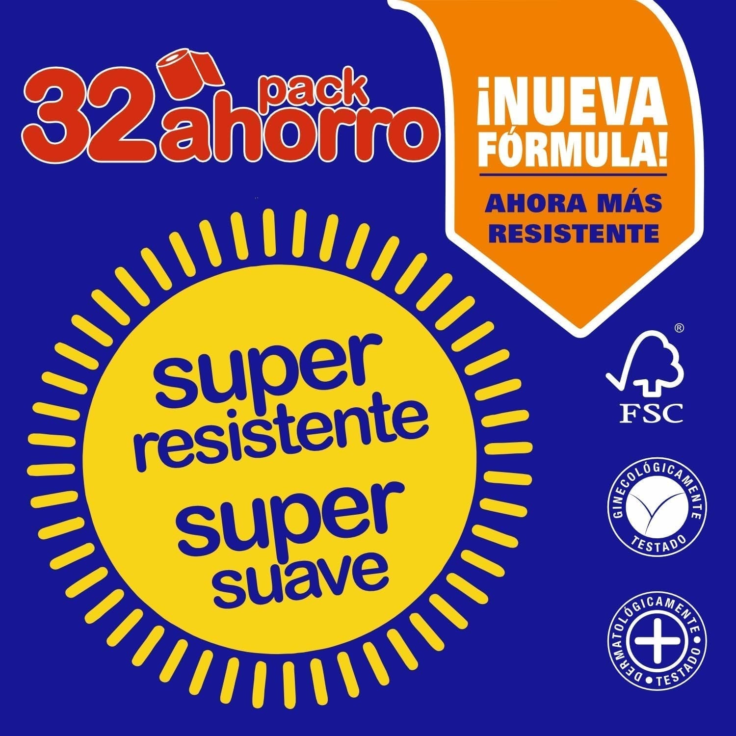 Toalettpapper Renova Super Blanco, 32 rullar