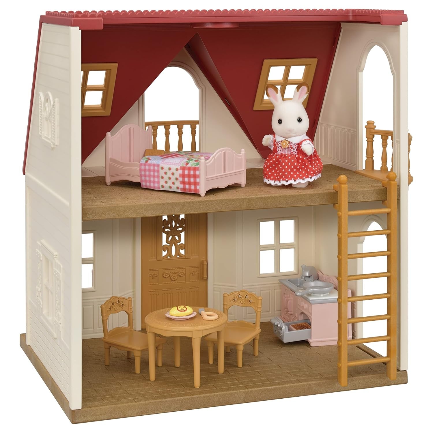 L5567 NYTT Starthus, Flerfärgad L5706 Milk Bunny Family - Dockhusfigurer