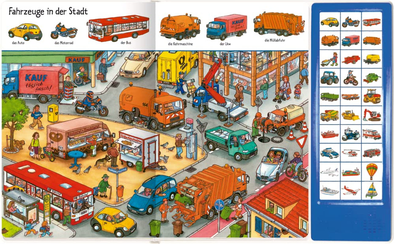 Så många fordonsljud: 30 ljud (Sök bilder - Hitta ord) Bebe Naty Shop Toys