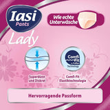 LADY Pants 48 Disponibel urininkontinensbyxor Absorbens Plus Size S för kvinnor 48 st