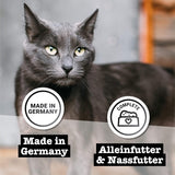 Våtfoder för katter Catz Finefood Purrrr Får Monoprotein nr. 113, för katter med känslig matsmältning, 70 % kötthalt, 16 påsar à 85 g vardera
