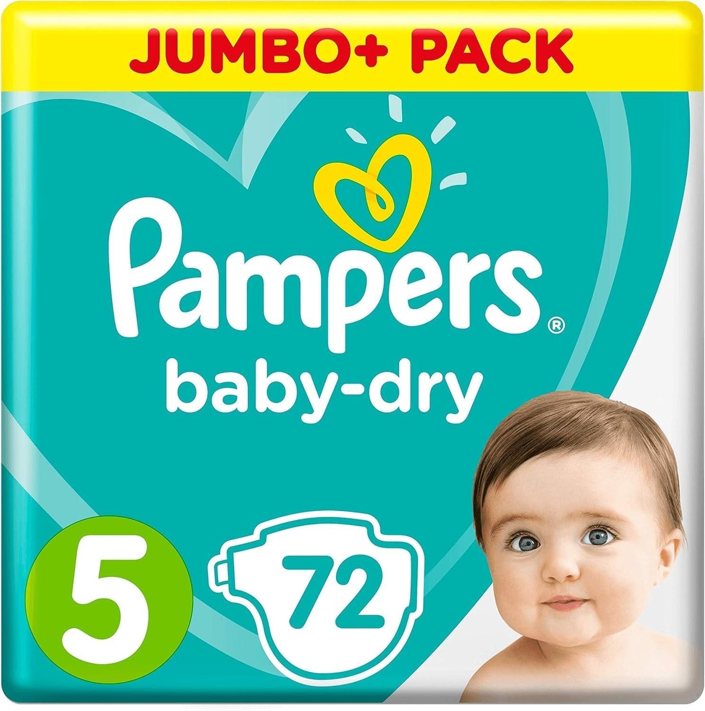 Pampers (gammal version), trosor, storlek 4, 9 kg-15 kg, trepack (1 x 88 blöjor)