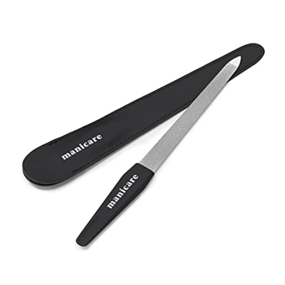 Nagelfil Fodrad Naturlig & konstgjord nagelfil Dubbelsidig Medium Grit Stark Heavy Duty Hemmasalong Professionell manikyr Pedikyr 2 st