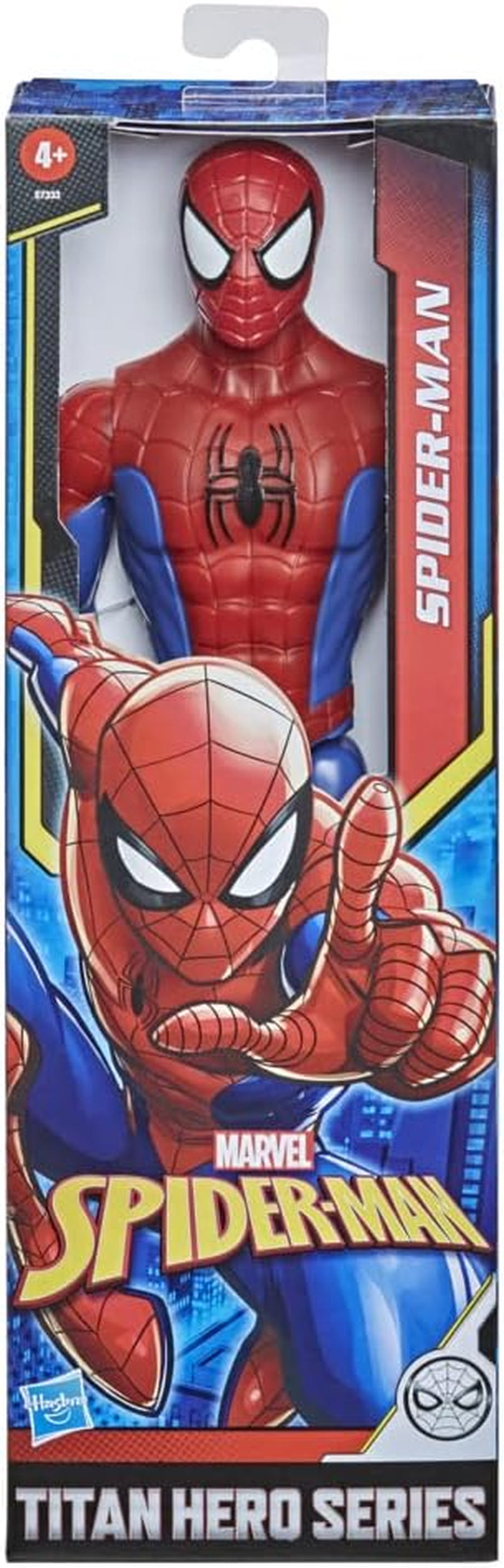 Marvel Titan Hero Series Spider-Man actionfigur 30 cm lång superhjälte med rörliga lemmar Kompatibel med andra Spider-Man-leksaker för barn 5+ actionfigurer Naty Shop