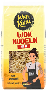 Wan Kwai Wok Noodles 250g: Fried delicacies with real eggs, prepared in an instant for delicious pan-fried meals. Enkelt, gott, asiatiskt! (Förpackning om 5)