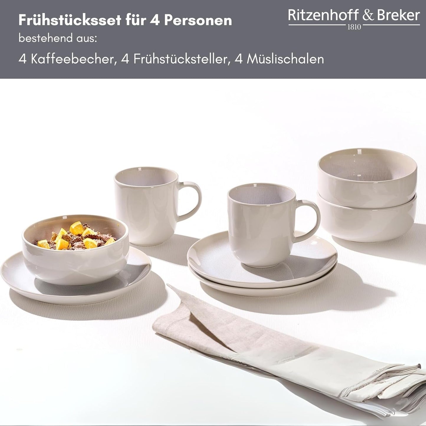 Ritzenhoff & Breker Laredo frukostset, 12 delar - DS