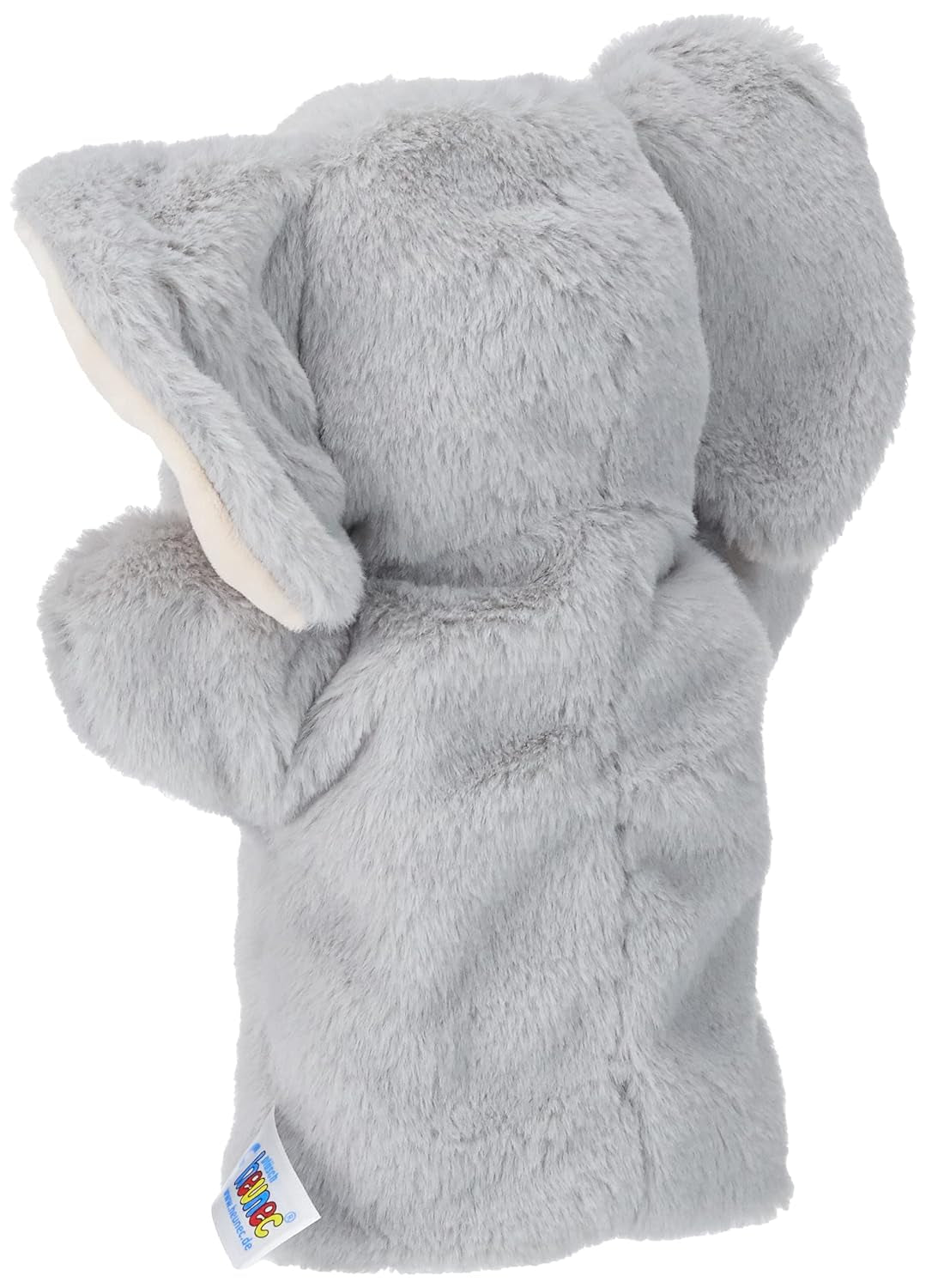 394070 Handdocka elefant, grå Toys Bebe Naty Shop