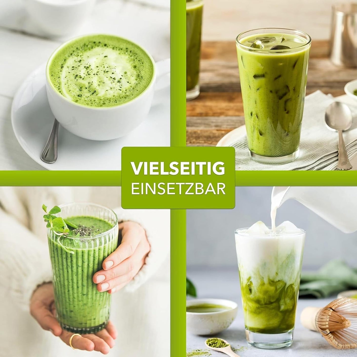 Matchamagic - Ekologiskt matcha lattepulver från Japan med kokosblomsocker för ett utsökt te