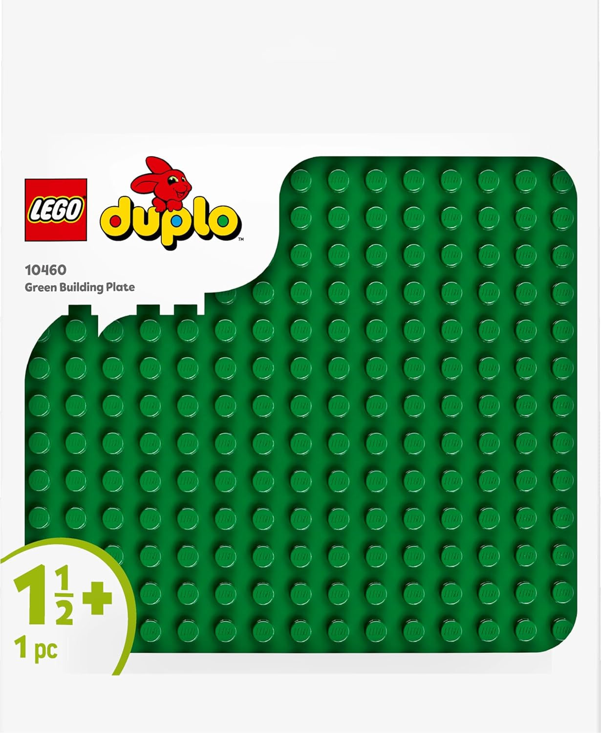 LEGO DUPLO byggskiva i grönt, Byggleksak för småbarn från 18 månader, För att visa modeller, Låter förskolebarn bygga kreativt och leka fantasifullt, Pedagogisk leksak 10460 Byggset Besuche den LEGO-Store