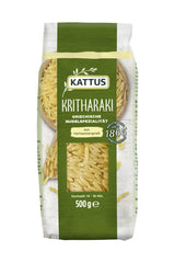 - Kritharaki Nudeln (Reisnudeln/Risoni/Orzo) | Griechische Nudelspezialität aus Hartweizengrieß | 500 g i påse