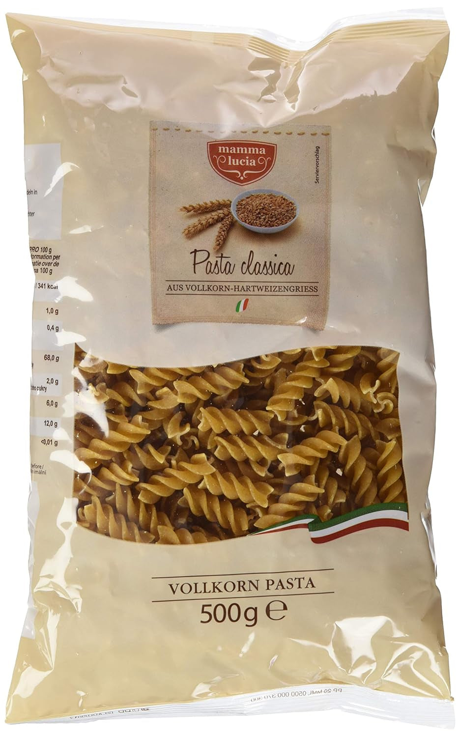 Fullkornsspiralpasta, 500 g