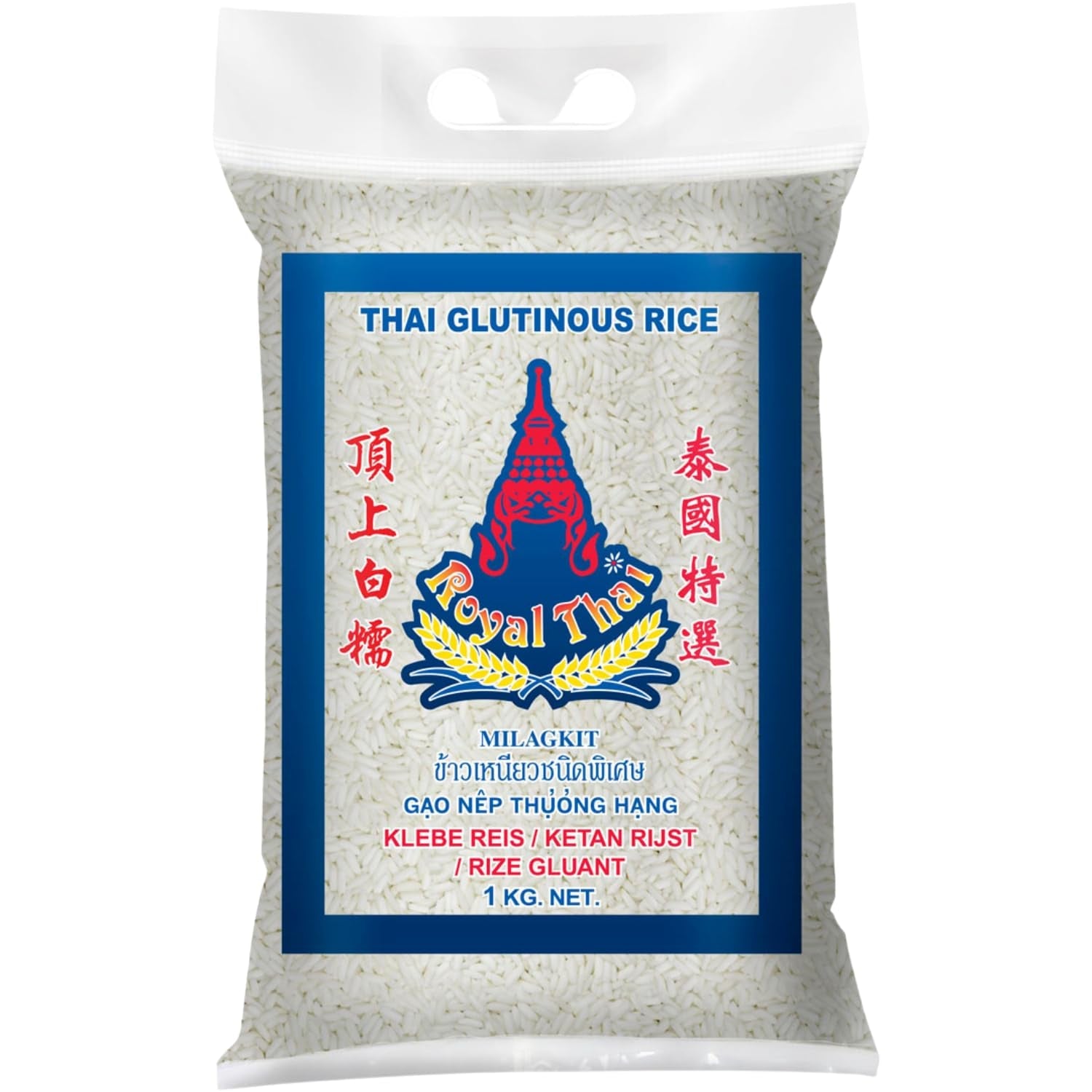 ROYAL THAI RICE - Sticky rice - 10 x 1 KG - Multipack