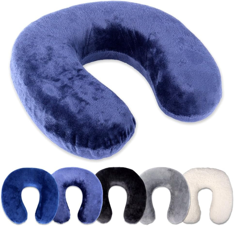 Rocco eK nackkudde, 4 färger tillgängliga, resekudde, nackstödskudde, ortopedisk nackstödskudde, Memory Foam