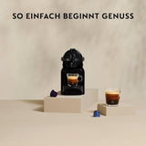 Nespresso kapsel espressomaskin De'Longhi EN 80.B Inissia, högtryckspump och energisparfunktion, automatisk avstängning efter 9 minuter, koppvolym för espresso och lungo, 0,7 l vattentank, svart