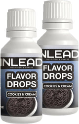 - smakdroppar | Sockerfri och kalorifri smak för sötningsmedel Naty Shop 2X 30Ml Cookies Cream - Keks