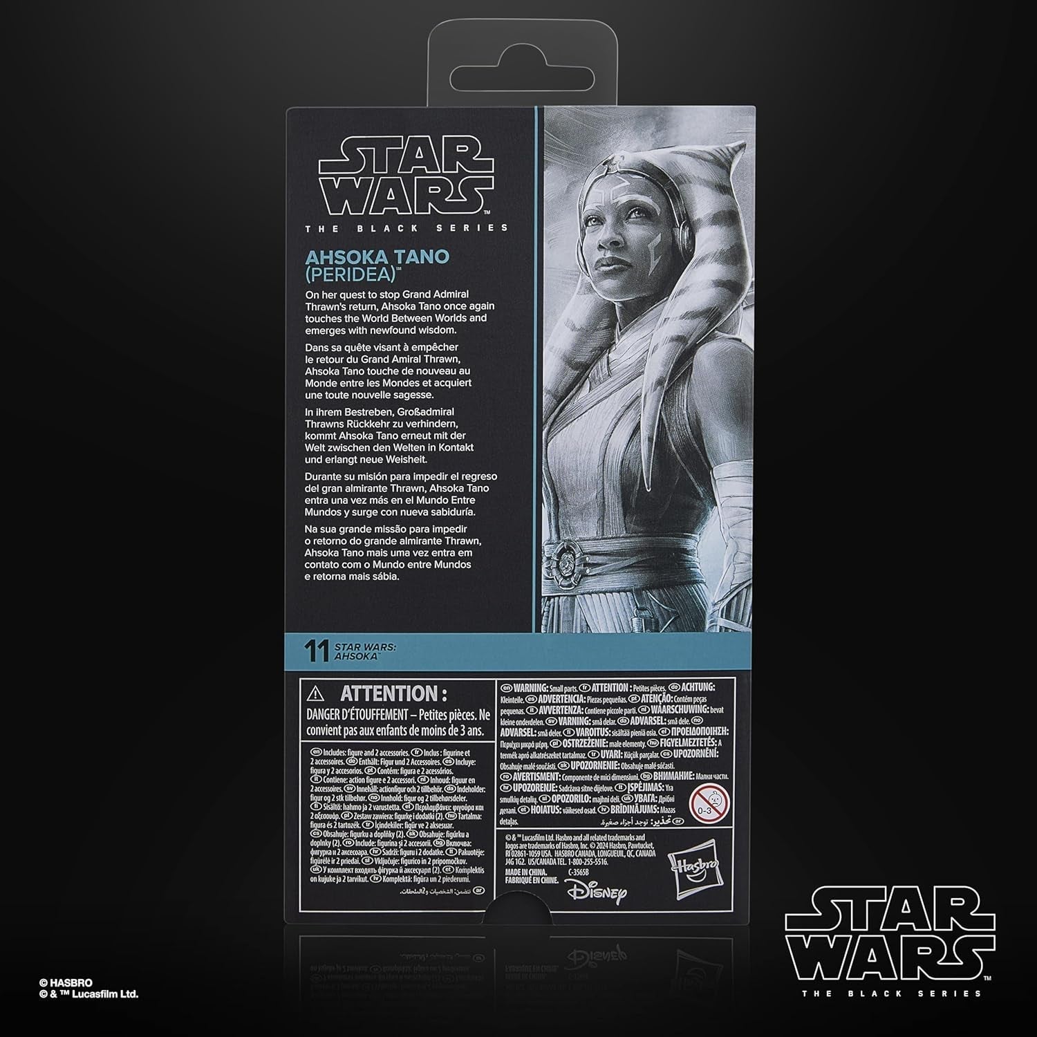 Star Wars Black Series Ahsoka Tano (Peridea), Ahsoka Collectible Action Figure, 15 cm Action Figures Naty Shop