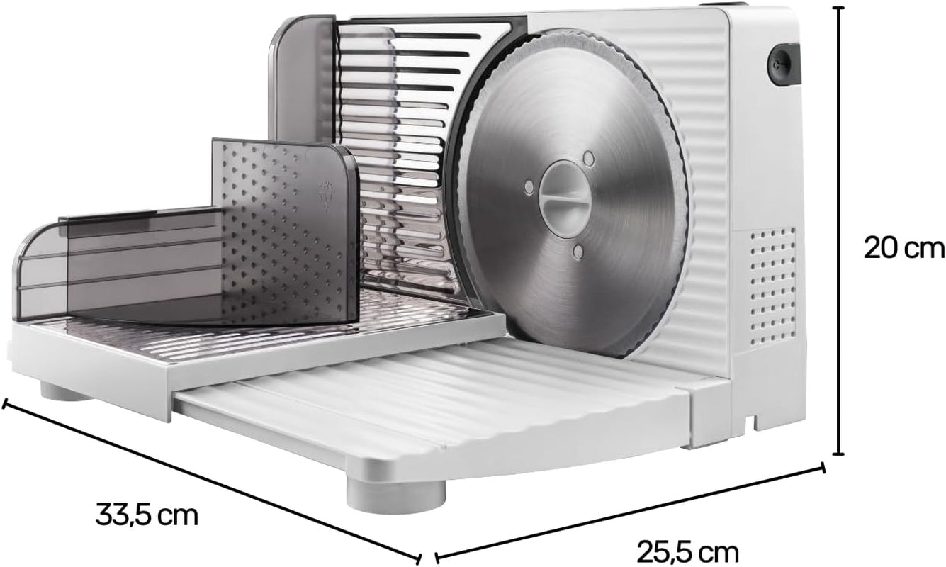 Cutmaster Compact, skärare, rostfritt stål, 100 W rivare och skärmaskiner Naty Shop